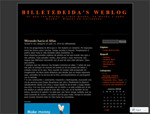 Tablet Screenshot of billetedeida.wordpress.com