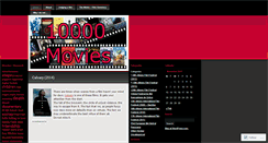 Desktop Screenshot of 10000movies.wordpress.com