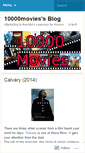 Mobile Screenshot of 10000movies.wordpress.com