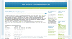 Desktop Screenshot of nascardiecast.wordpress.com