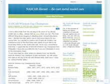 Tablet Screenshot of nascardiecast.wordpress.com