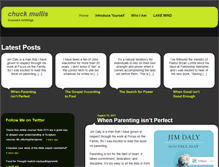 Tablet Screenshot of chuckmullis.wordpress.com