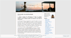 Desktop Screenshot of direitoempauta.wordpress.com