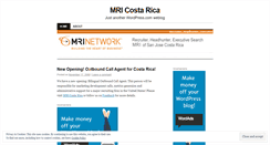 Desktop Screenshot of mricostarica.wordpress.com