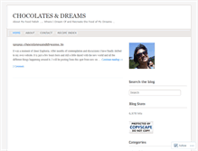 Tablet Screenshot of chocolatesanddreams.wordpress.com