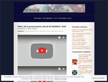 Tablet Screenshot of f1espanol.wordpress.com