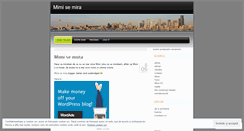 Desktop Screenshot of mimisemira.wordpress.com