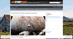 Desktop Screenshot of offstonypoint.wordpress.com