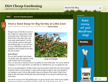 Tablet Screenshot of cheapskategardening.wordpress.com