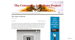 Desktop Screenshot of concordiaapicultureproject.wordpress.com