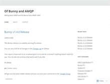 Tablet Screenshot of bunnyamqp.wordpress.com