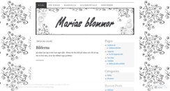 Desktop Screenshot of mariasblommor.wordpress.com