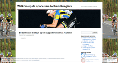 Desktop Screenshot of jochemroegiers.wordpress.com