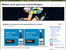 Tablet Screenshot of jochemroegiers.wordpress.com