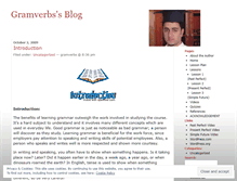 Tablet Screenshot of gramverbs.wordpress.com