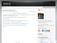 Tablet Screenshot of daniels365.wordpress.com