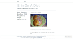 Desktop Screenshot of erinonadiet.wordpress.com