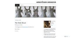 Desktop Screenshot of americanamazon.wordpress.com