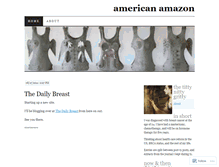Tablet Screenshot of americanamazon.wordpress.com