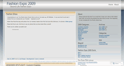 Desktop Screenshot of fashionexpo.wordpress.com