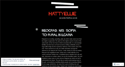 Desktop Screenshot of hattyellie.wordpress.com