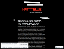 Tablet Screenshot of hattyellie.wordpress.com