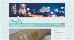 Desktop Screenshot of chenyl.wordpress.com