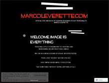 Tablet Screenshot of marcoleverette.wordpress.com