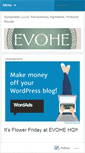 Mobile Screenshot of blogevohe.wordpress.com