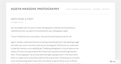 Desktop Screenshot of aleeyahargrove.wordpress.com