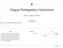 Tablet Screenshot of profjrportugues.wordpress.com