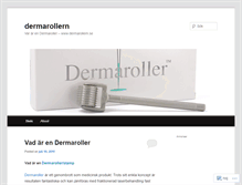 Tablet Screenshot of dermarollern.wordpress.com
