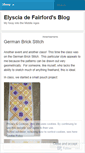Mobile Screenshot of elysciadefairford.wordpress.com