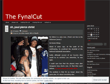 Tablet Screenshot of fynalcut.wordpress.com