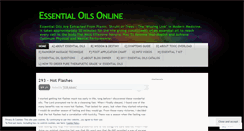 Desktop Screenshot of essentialoilsonline.wordpress.com