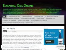Tablet Screenshot of essentialoilsonline.wordpress.com