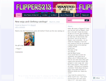 Tablet Screenshot of flippers213.wordpress.com