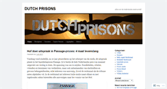 Desktop Screenshot of dutchprisons.wordpress.com