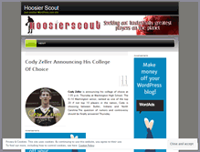 Tablet Screenshot of hoosierscout.wordpress.com