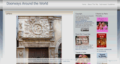 Desktop Screenshot of doorwaysaroundtheworld.wordpress.com