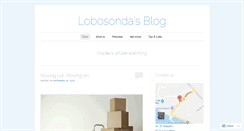 Desktop Screenshot of lobosonda.wordpress.com