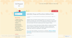 Desktop Screenshot of getpregnant101.wordpress.com