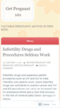 Mobile Screenshot of getpregnant101.wordpress.com