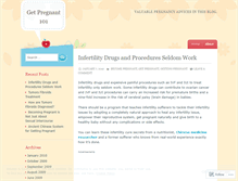 Tablet Screenshot of getpregnant101.wordpress.com