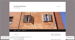 Desktop Screenshot of livingantenna.wordpress.com