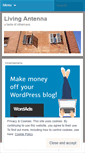 Mobile Screenshot of livingantenna.wordpress.com