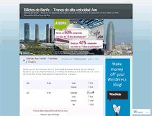 Tablet Screenshot of billetesrenfe.wordpress.com