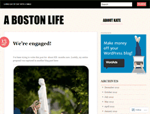 Tablet Screenshot of bostonkate.wordpress.com