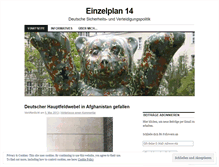 Tablet Screenshot of einzelplan14.wordpress.com