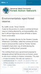 Mobile Screenshot of forestaction.wordpress.com